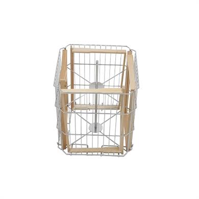 4 Çerçeveli Bal Süzme Makinesi Motorlu Dadant AISI 304