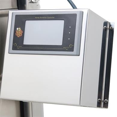 4 Çerçeveli Yatarlı Bal Süzme Makinesi Tam Otomatik Ekranlı AISI 304