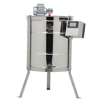 4 Çerçeveli Yatarlı Bal Süzme Makinesi Tam Otomatik Ekranlı AISI 304