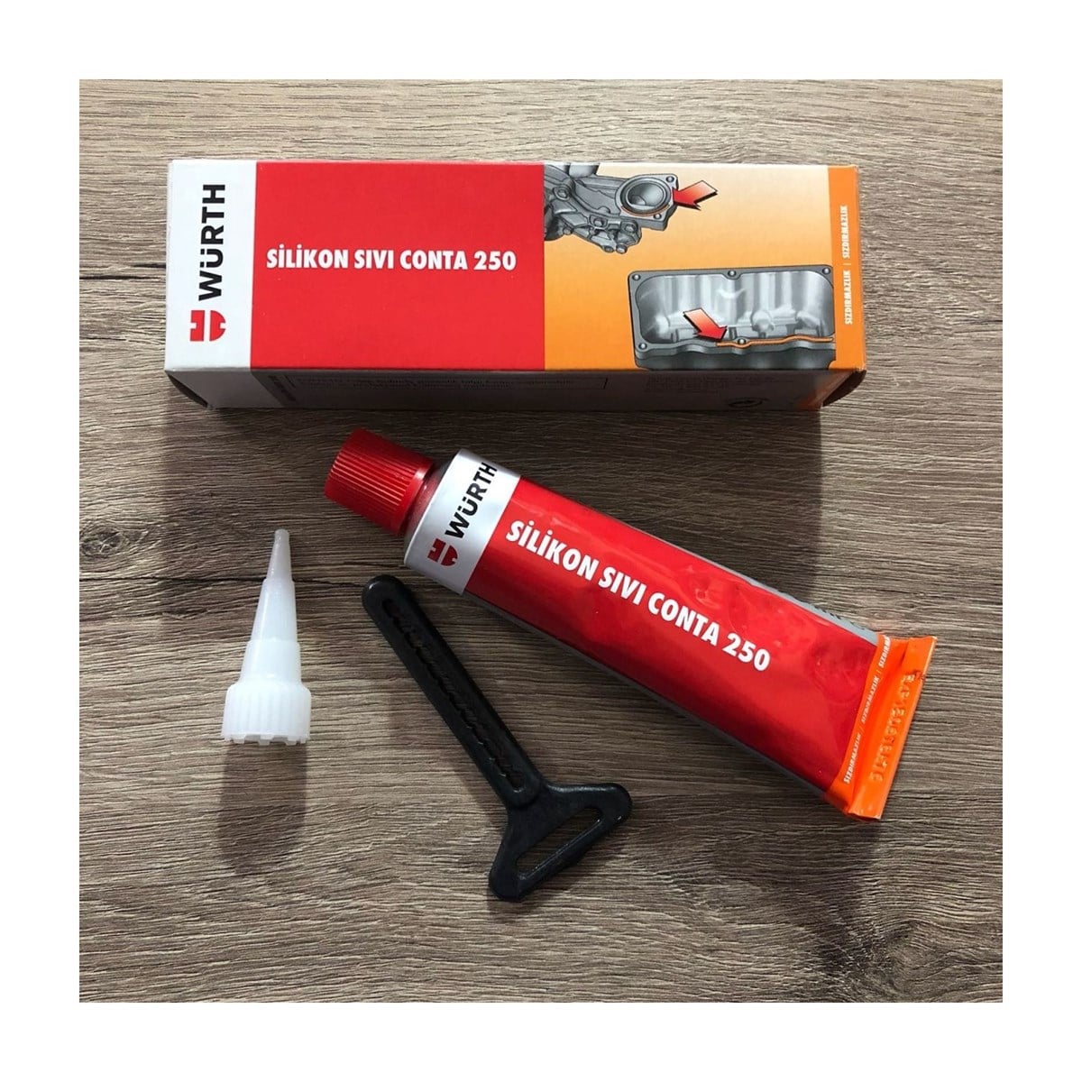 Silikon Siyah Sıvı Conta 250 C 70 ML