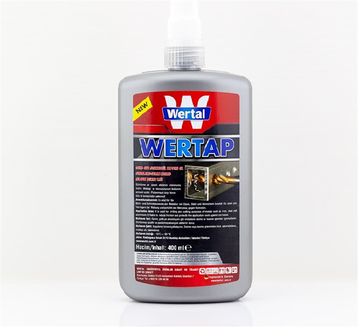 WERTAL WERTAP DIŞ AÇMA/KILAVUZ YAĞI 400 ML