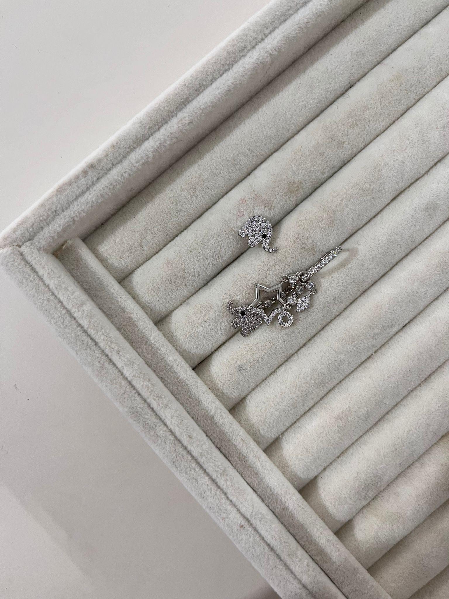 Fil ve Yıldız Vip Kararmaz Küpe