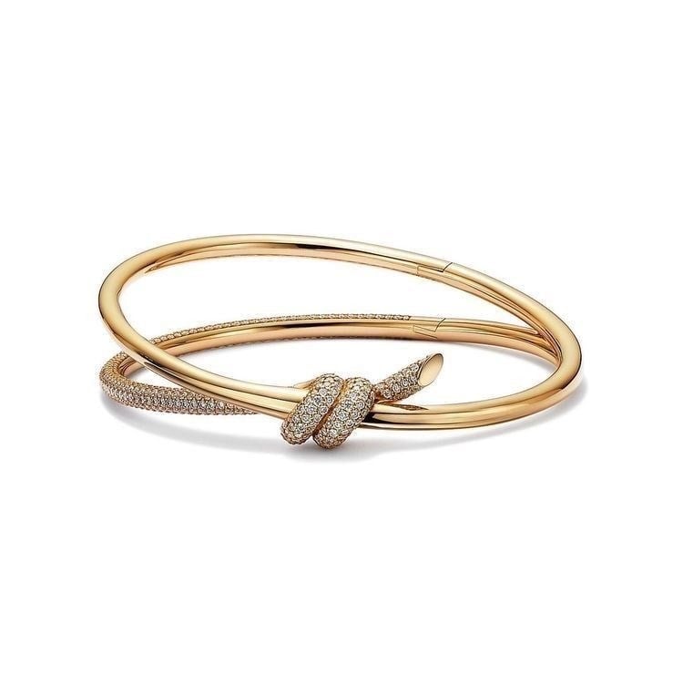 İkili taşlı gold marka bileklik