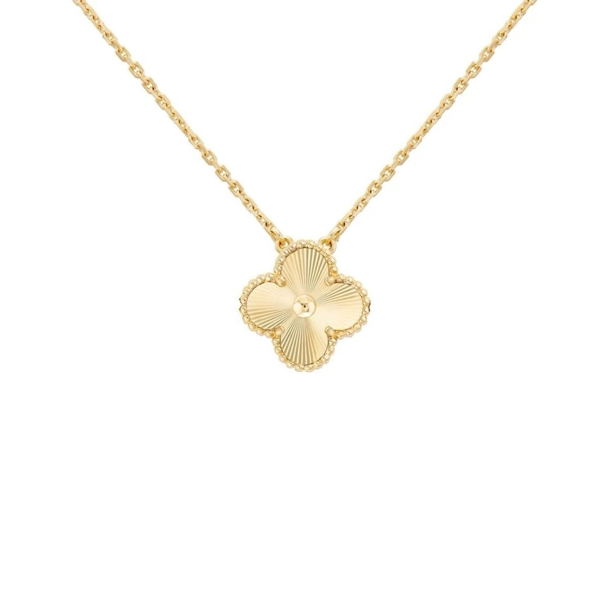 Marka Gold yonca kolye
