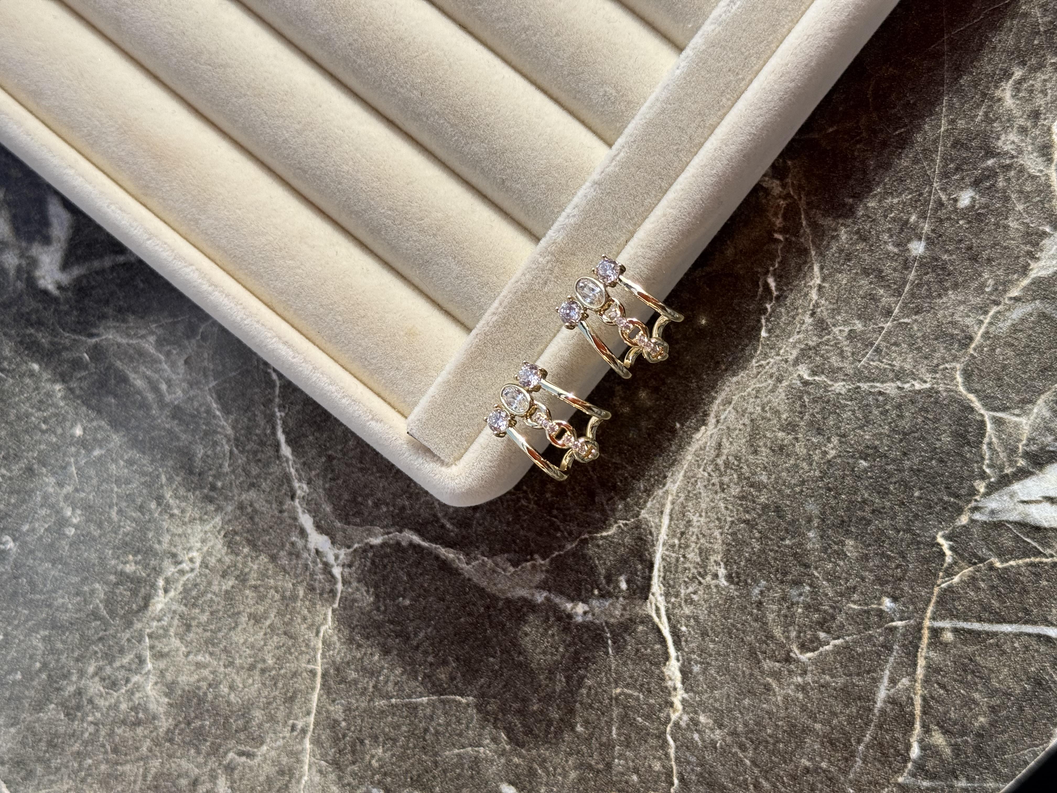 Özel Seri üçlü Küpe