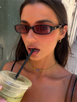 Göz choker kolye