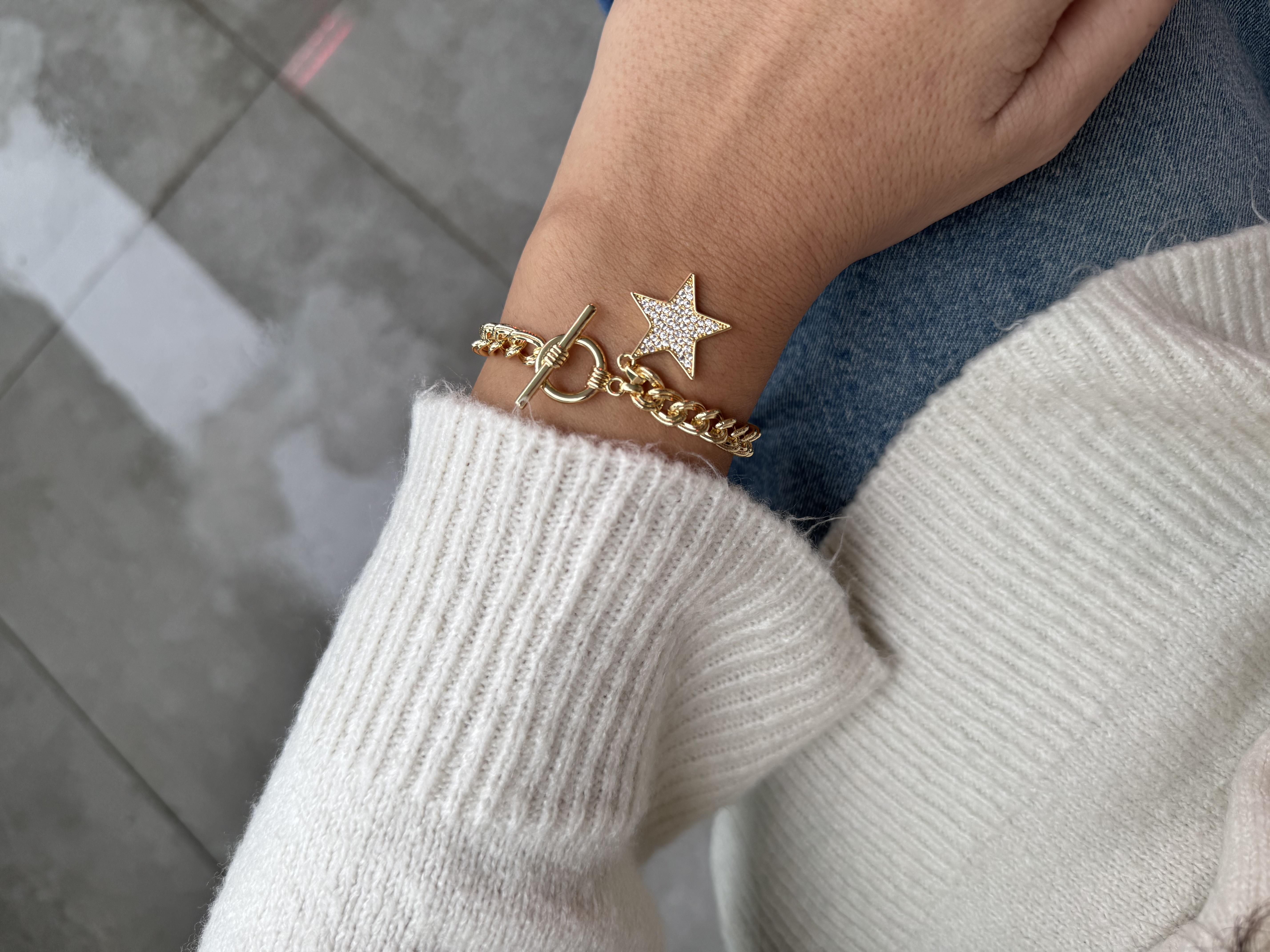 14k altın rengi vip yeni sezon bileklik 32