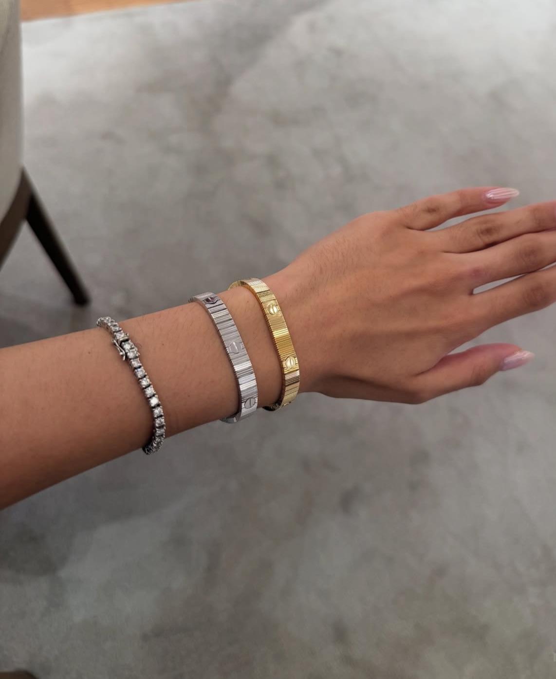 14k Özel Seri YENİ Gümüş Marka Bileklik 