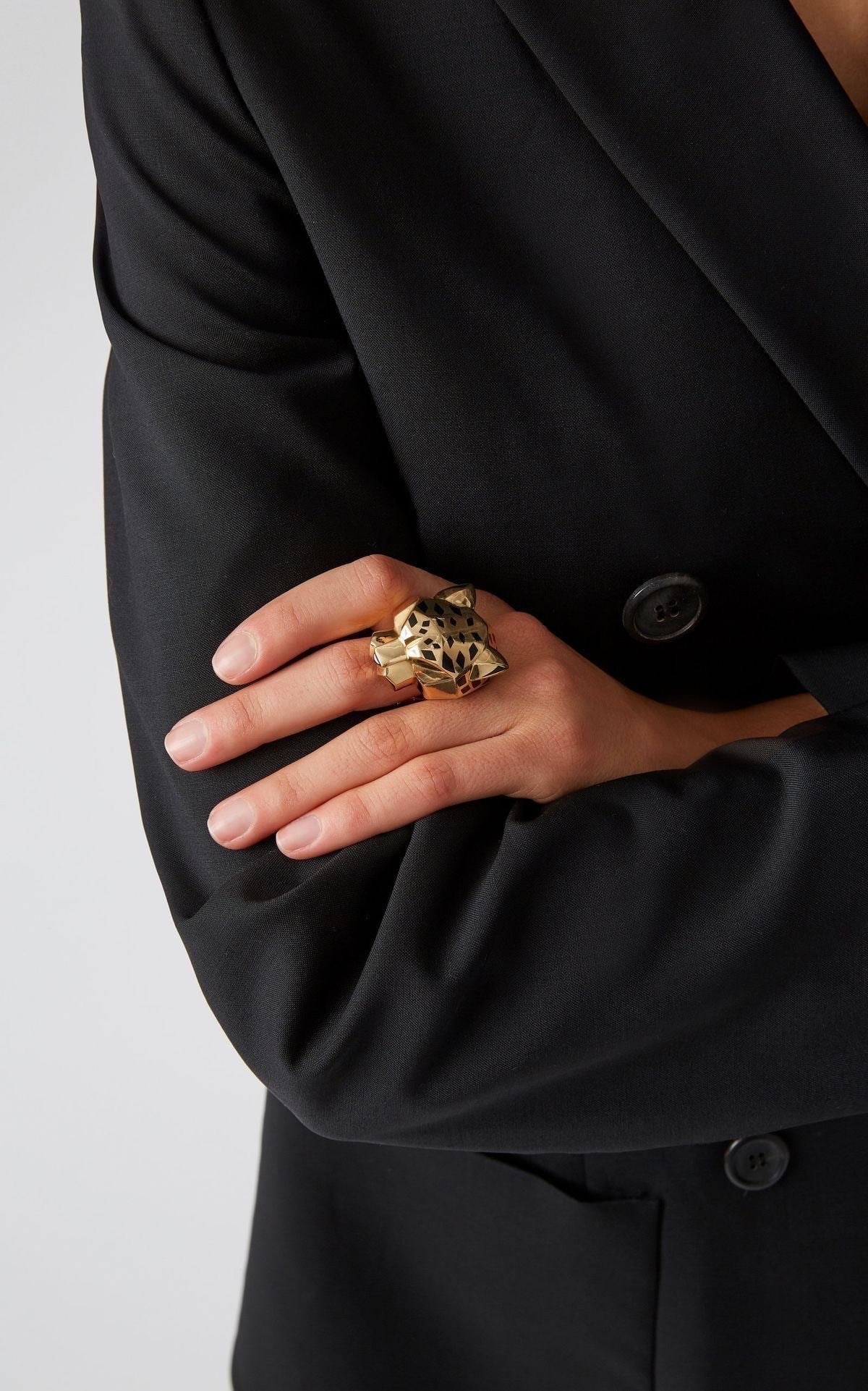 Cartier gold kaplan yüzük
