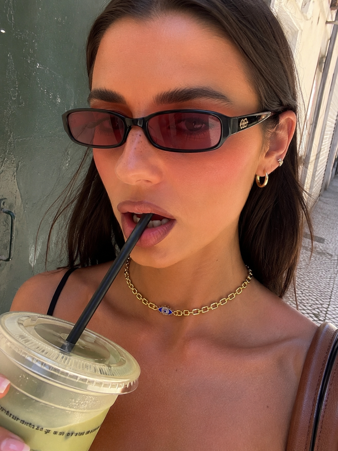 Göz choker kolye