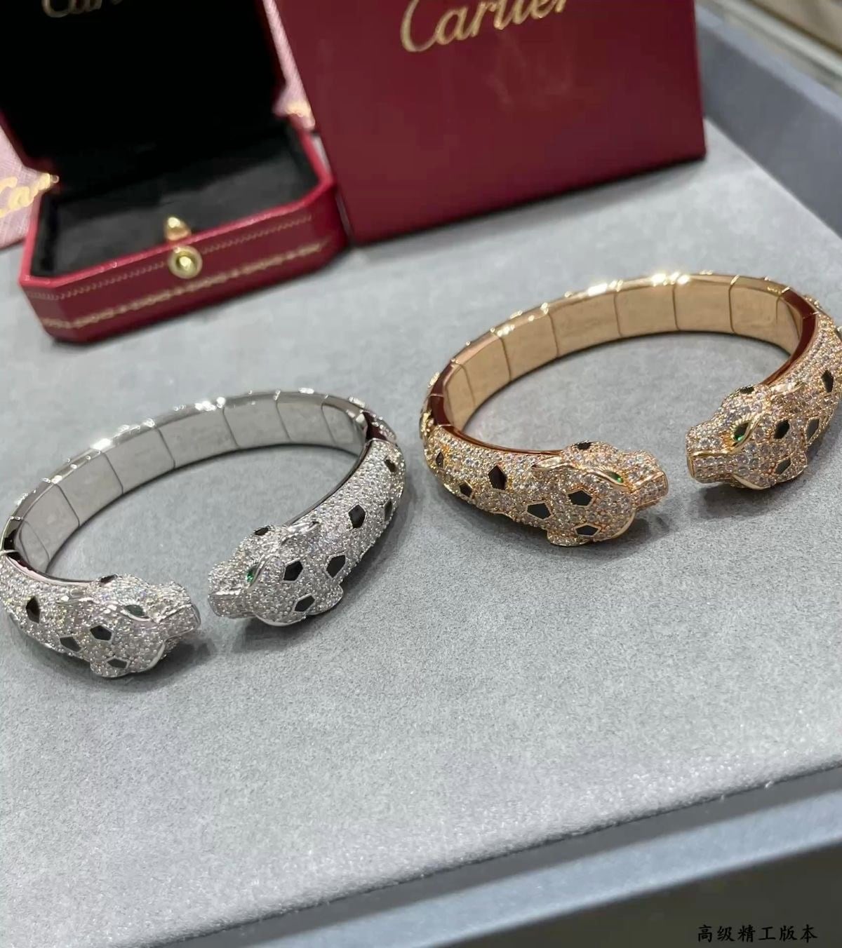 kalın full taşlı cartier gümüş marka kelepçe