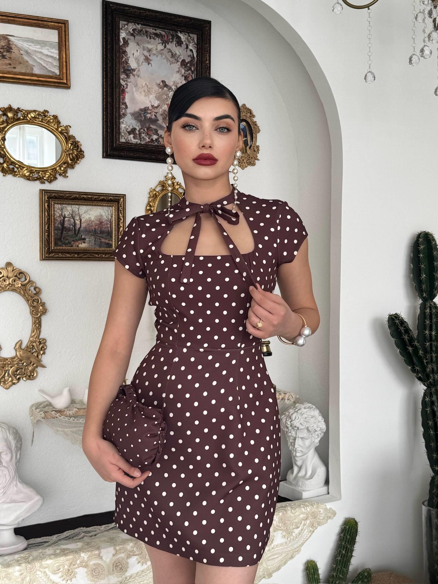 Marden Cut- Out Detaylı Elbise