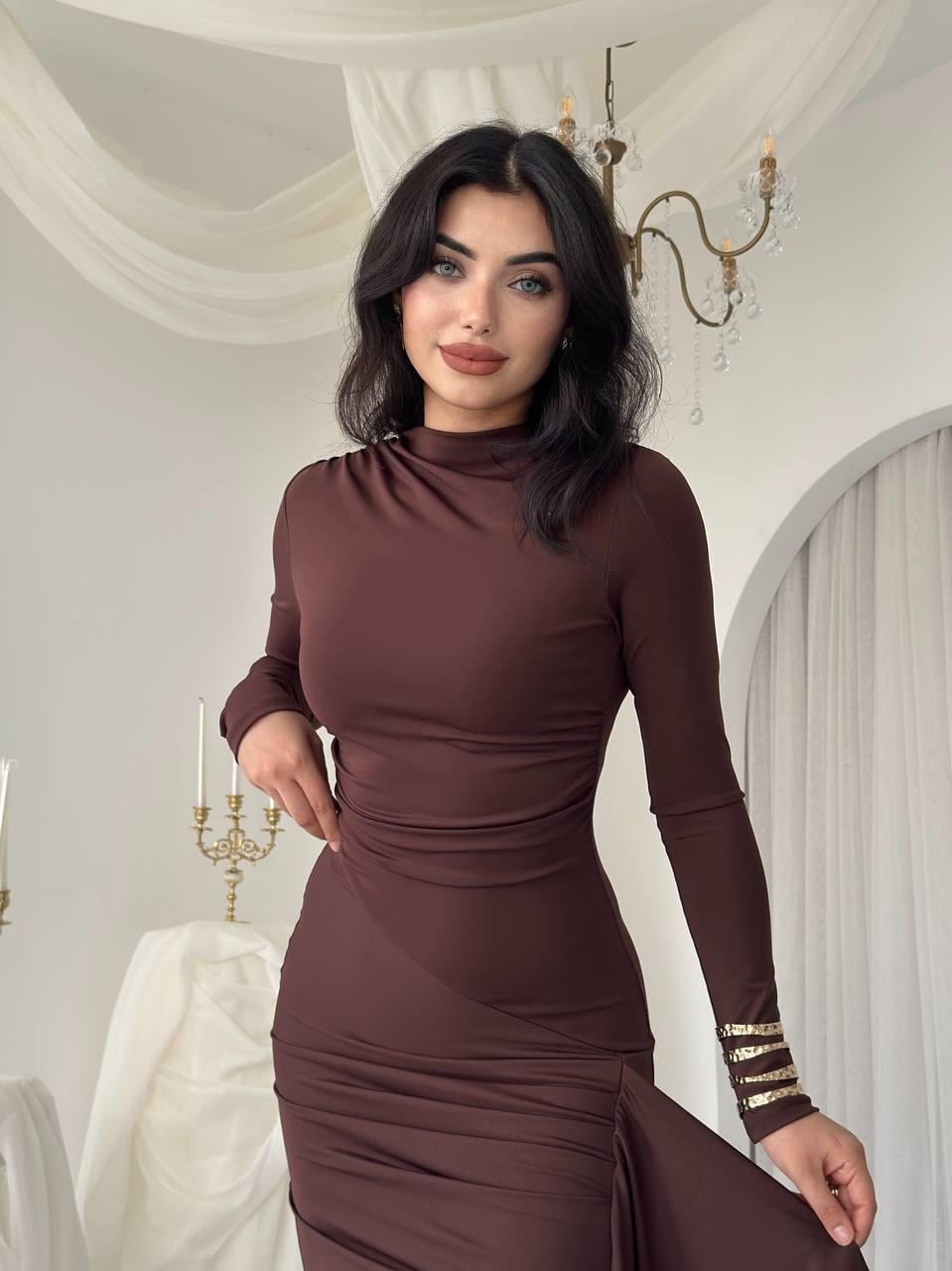 Amros Tasarım Midi Elbise