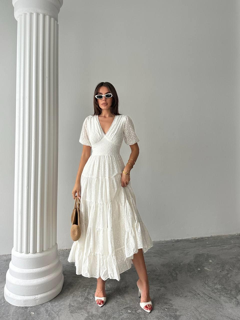 Uzun Fisto Belinda Elbise 