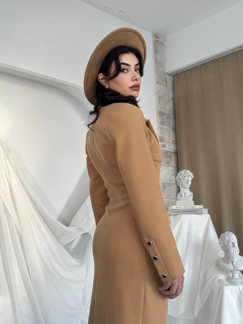 Marya Düğmeli Ceket Elbise