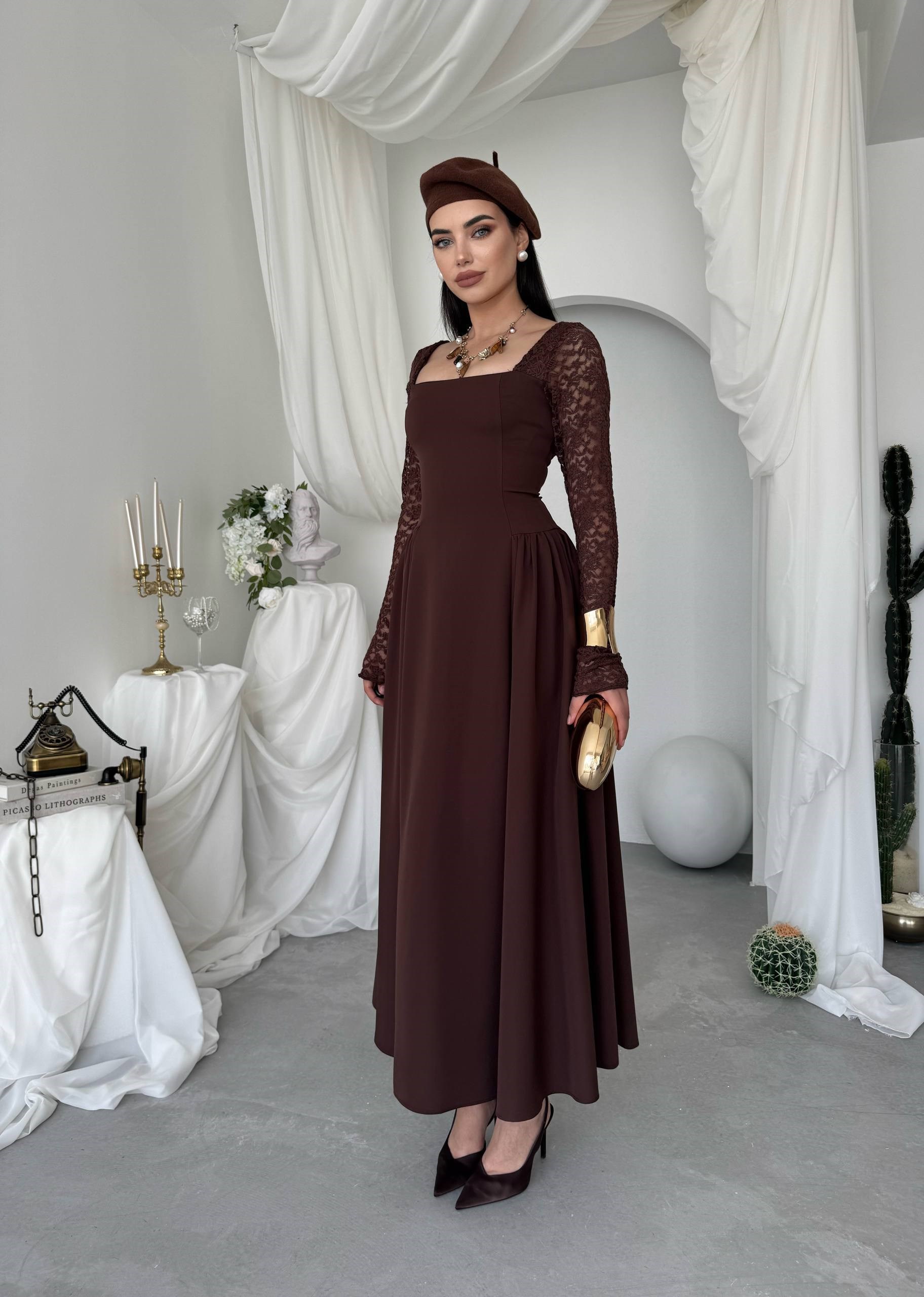 Kukale Midi Elbise Kod 01028