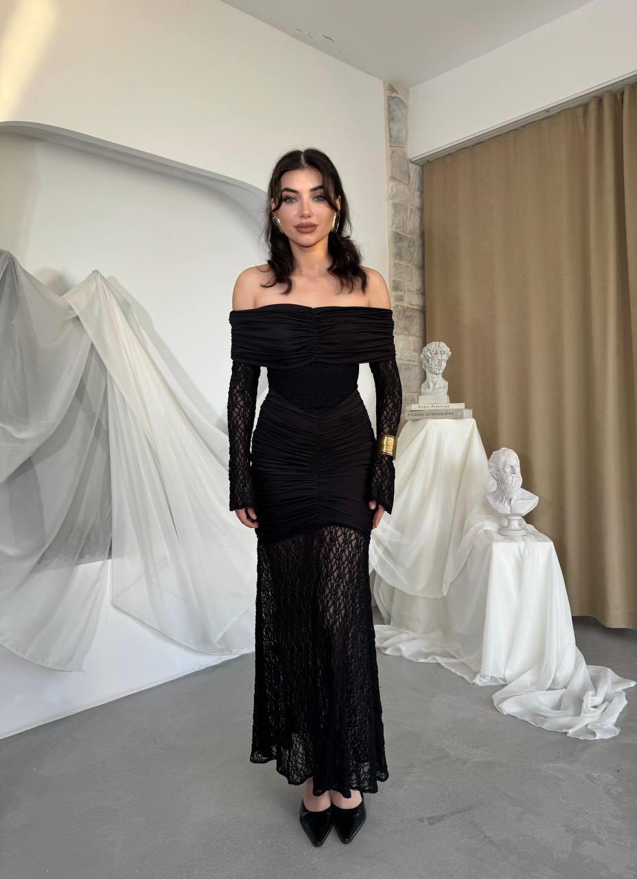 Aylen Dantel Tasarım Straplez Elbise