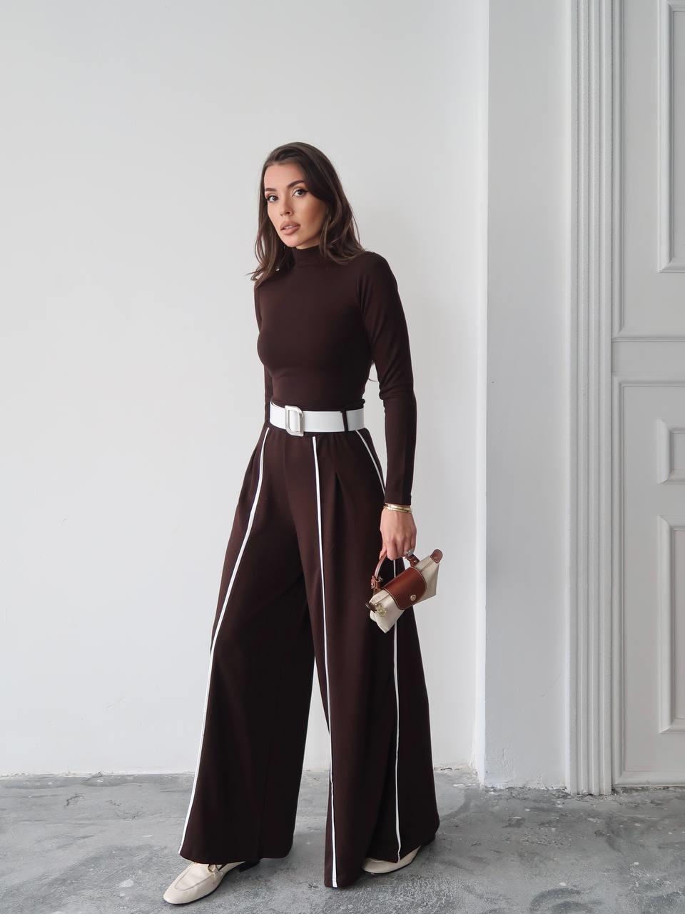 Kemerli Sweatshirt Pantolon Takım