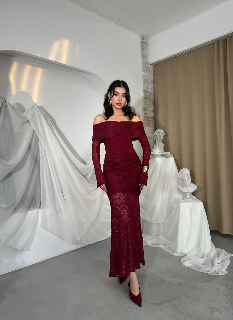 Aylen Dantel Tasarım Straplez Elbise