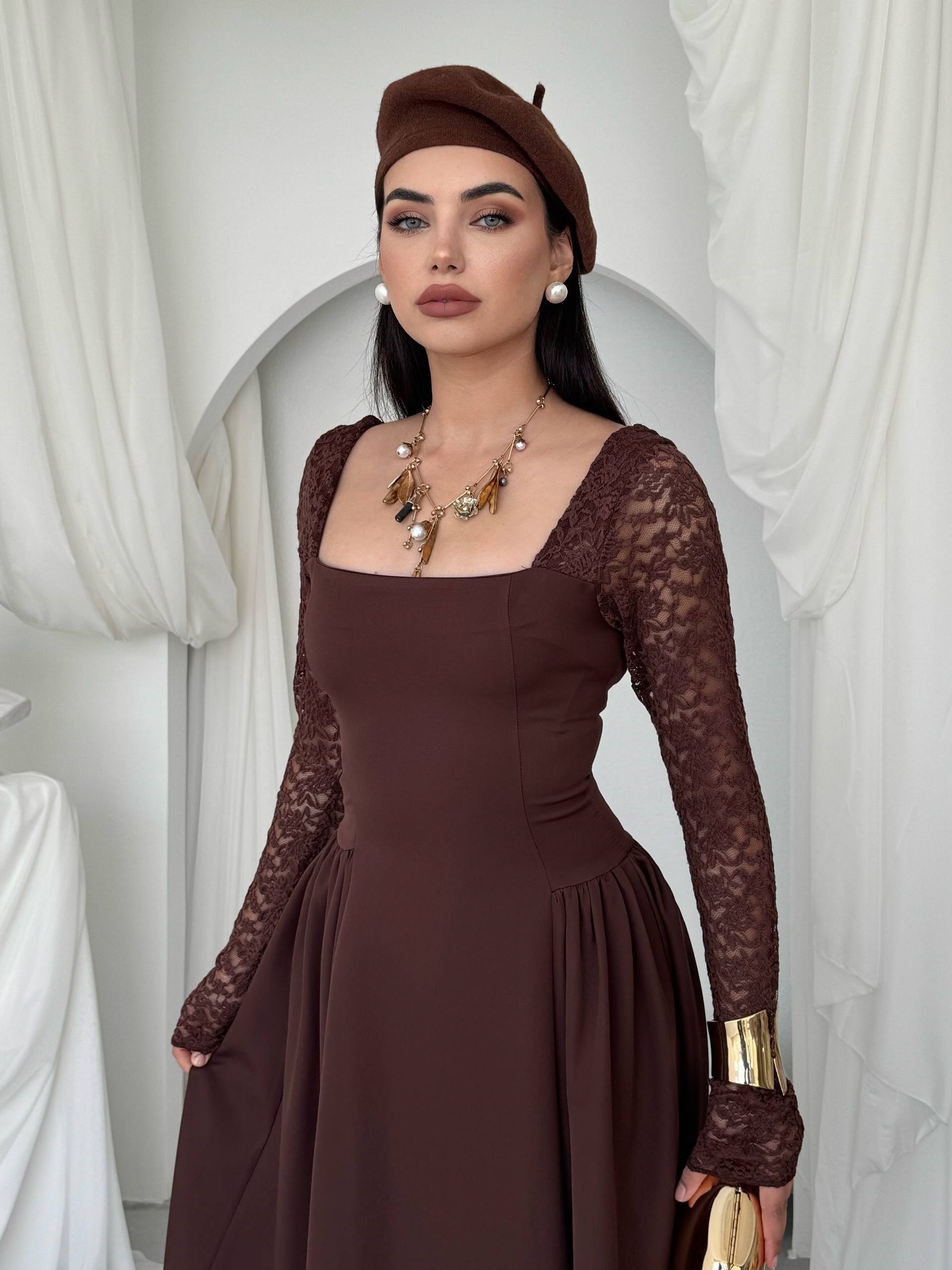 Kukale Midi Elbise Kod 01028