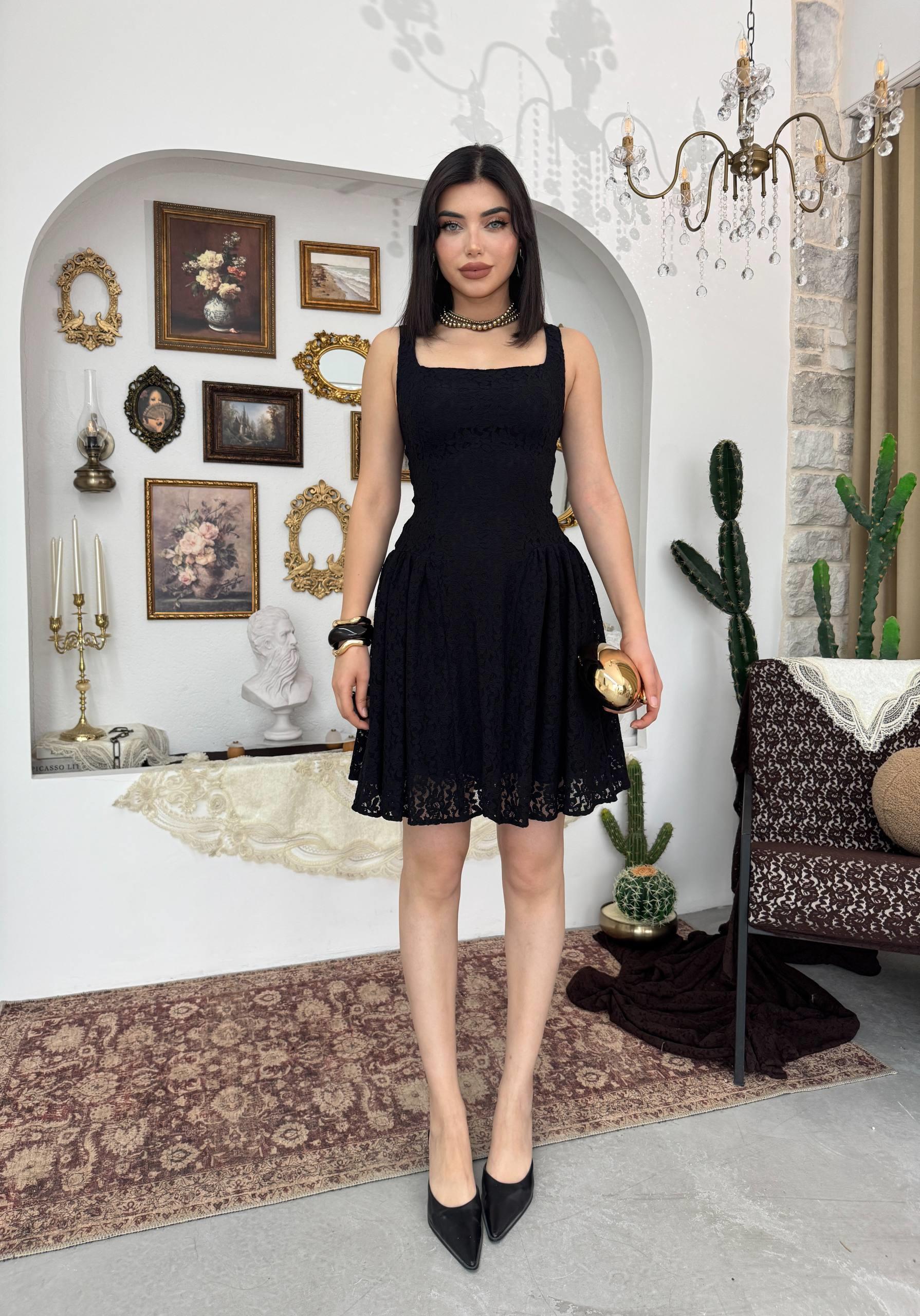 Mini Dantel Tasarım Queen Elbise