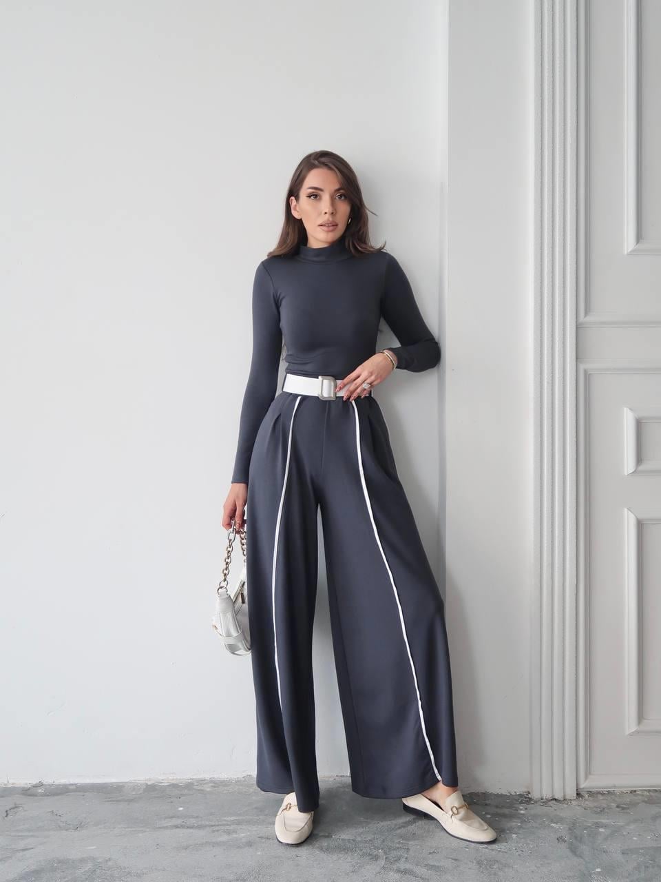 Kemerli Sweatshirt Pantolon Takım