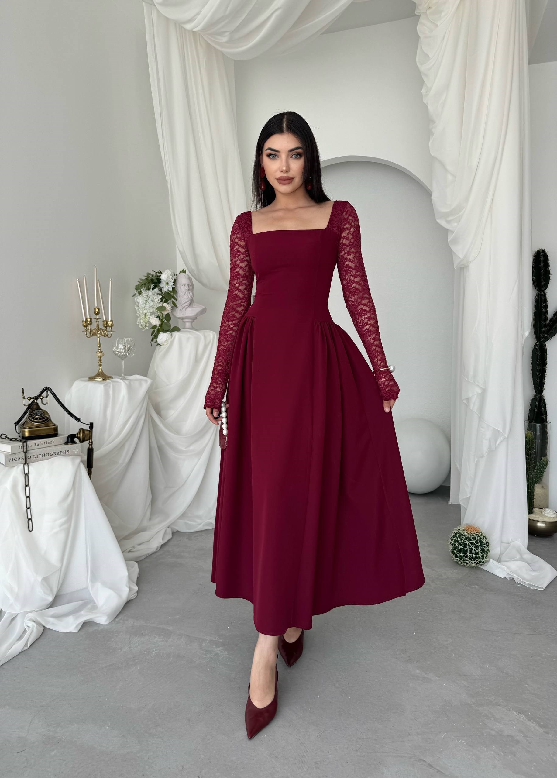 	Kukale Midi Elbise Kod 01028
