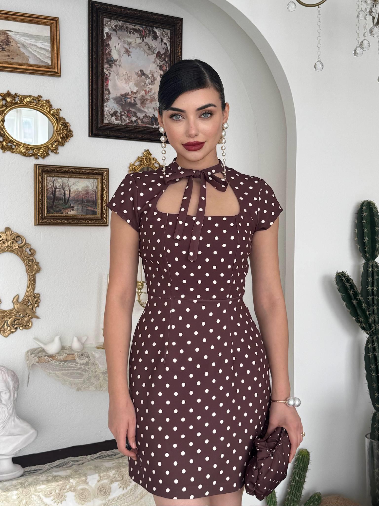 Marden Cut- Out Detaylı Elbise