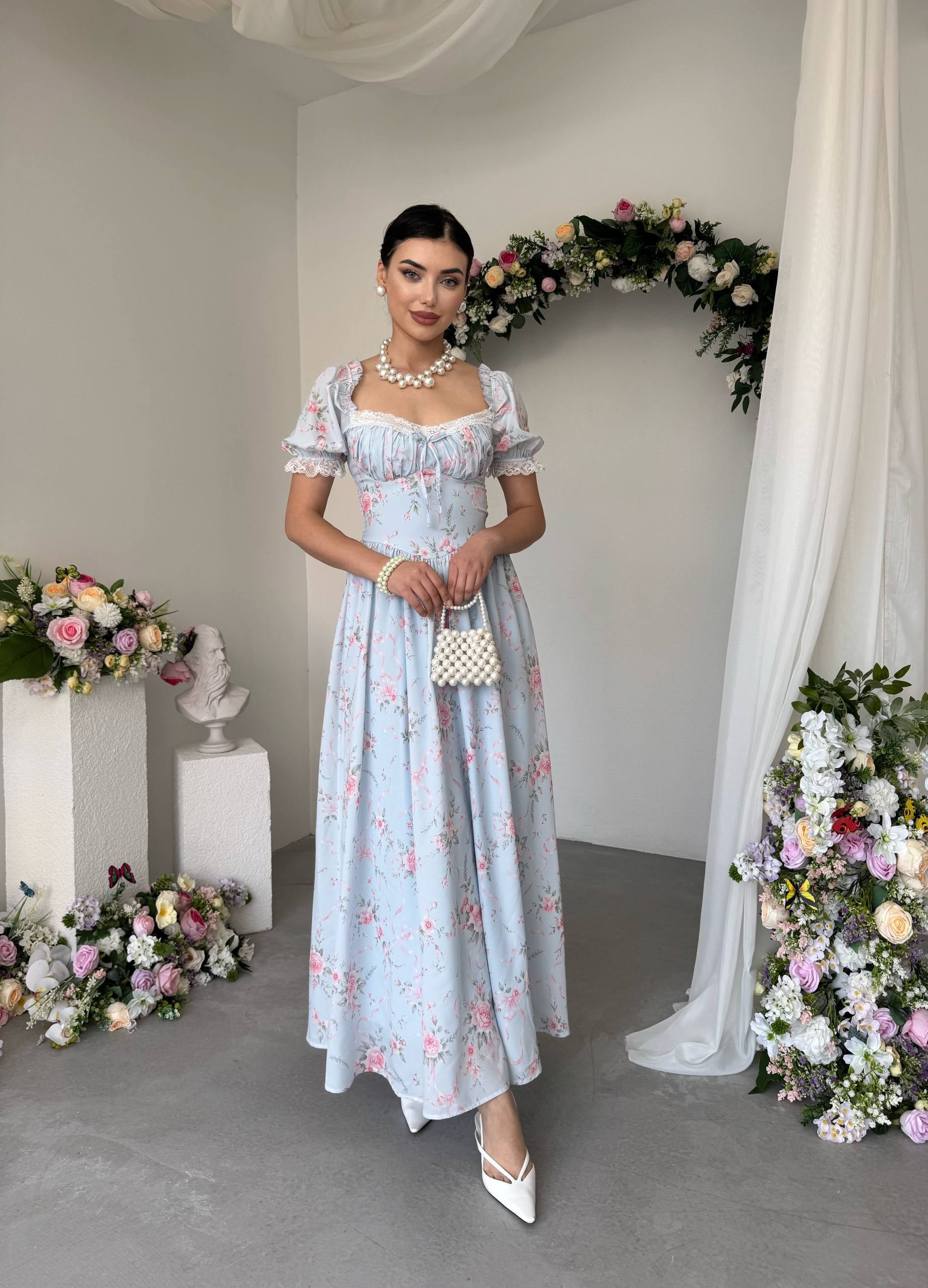 Munc Dantel Detaylı Elbise