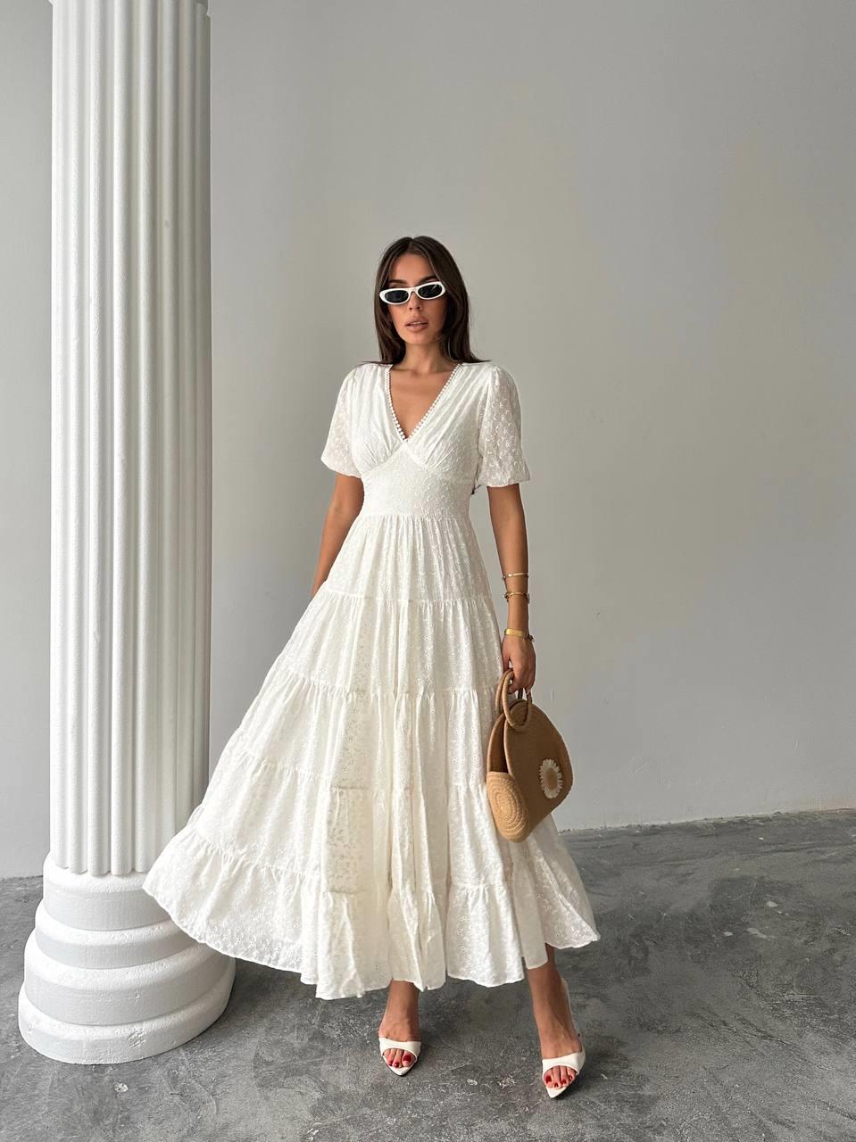 Uzun Fisto Belinda Elbise 