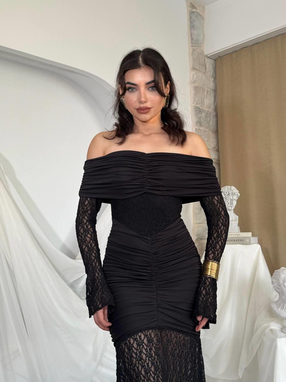 Aylen Dantel Tasarım Straplez Elbise