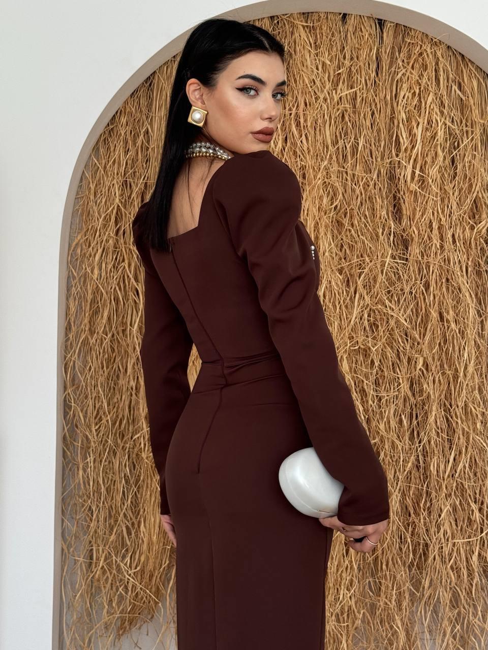 Boe İnci Detaylı Elbise