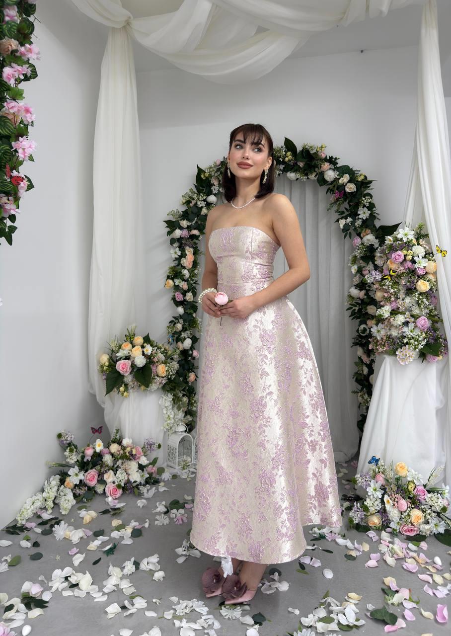 hase straplez elbise