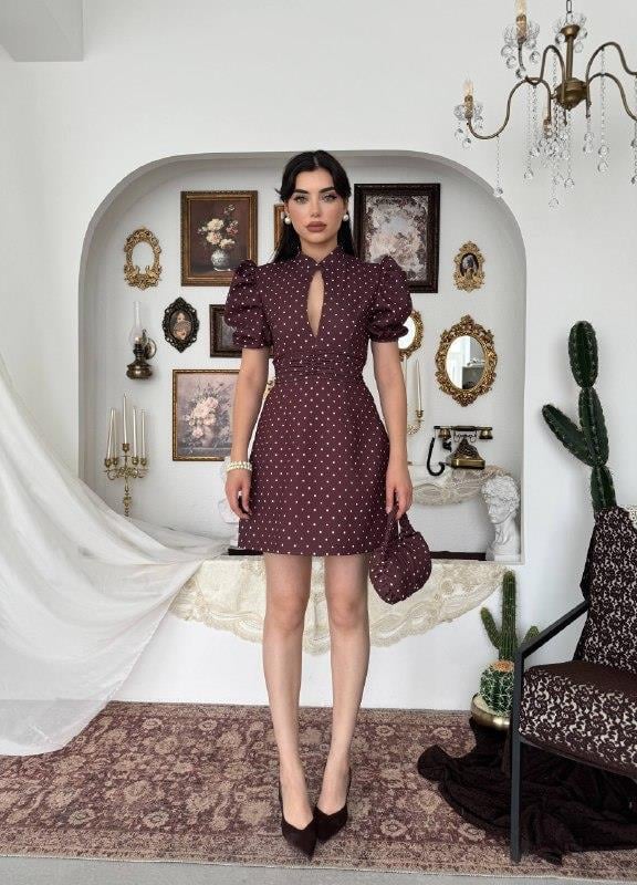 Yues Cut Out Detaylı Mini Elbise