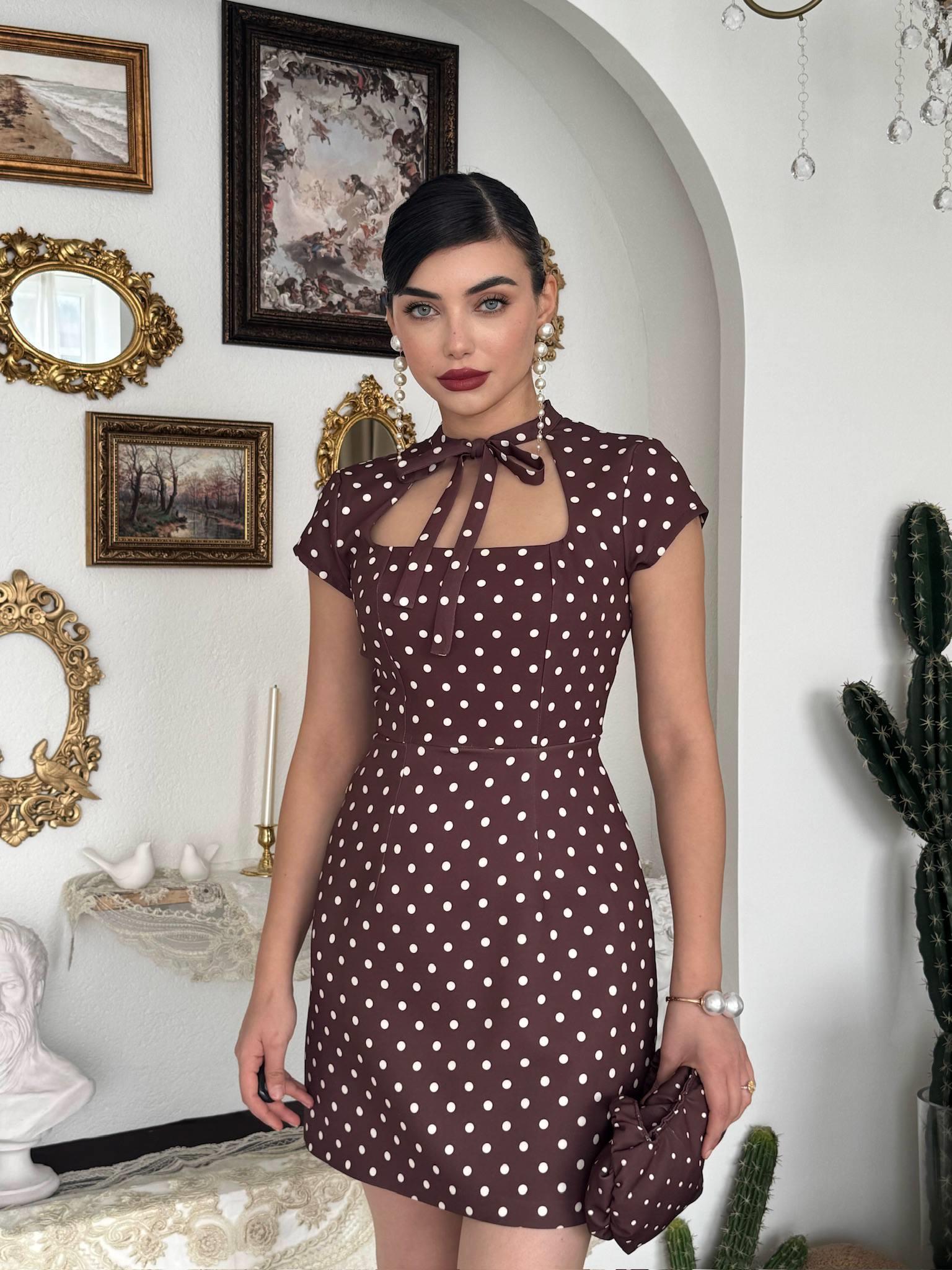 Marden Cut- Out Detaylı Elbise