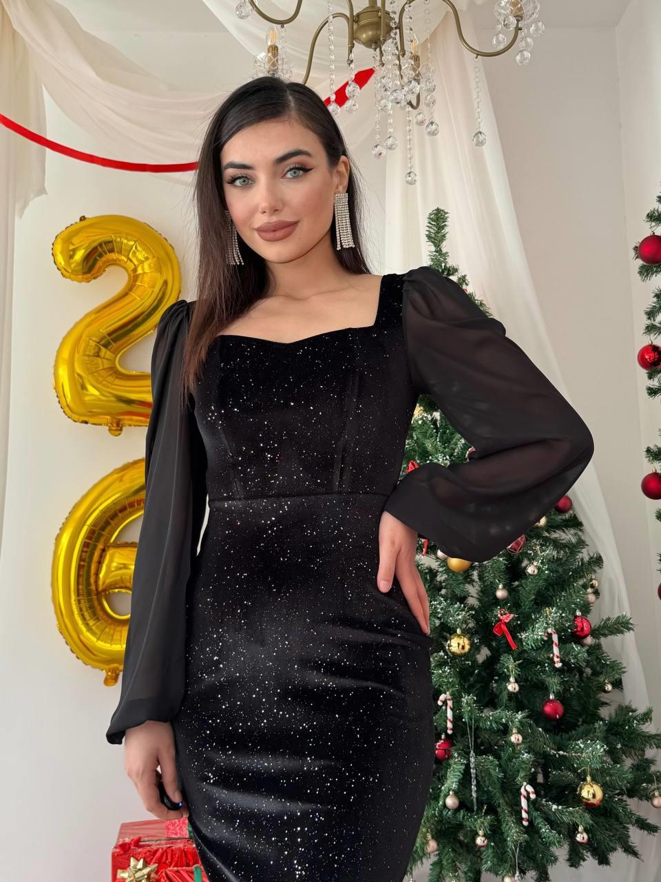 Meda Balon Kol Elbise