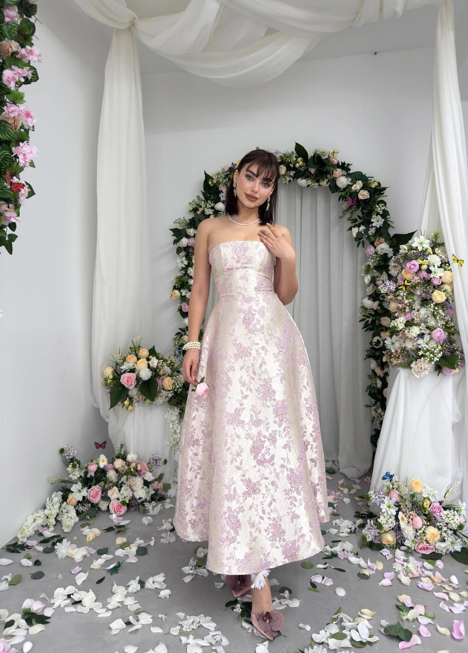 hase straplez elbise