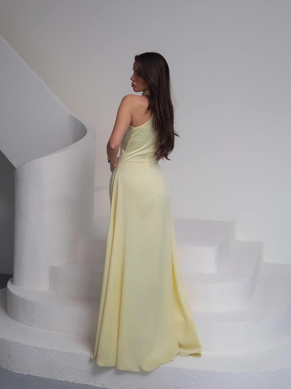 Tasarım Çiçekli Saten Elbise Lara