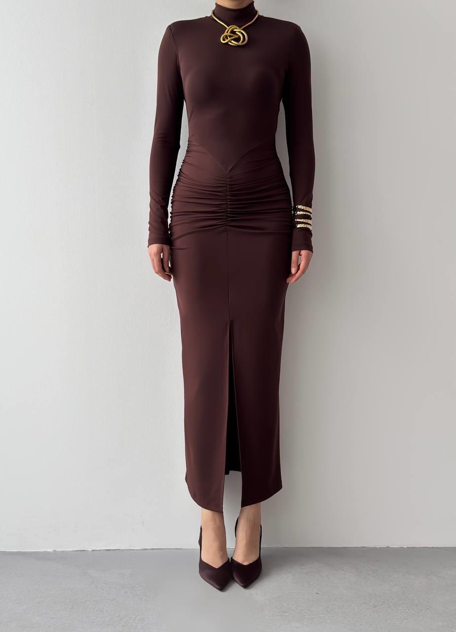 Ferya Büzgülü Detay Elbise