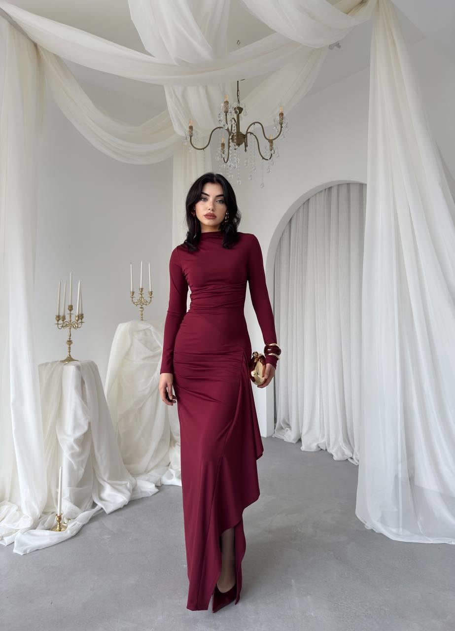 Amros Tasarım Midi Elbise