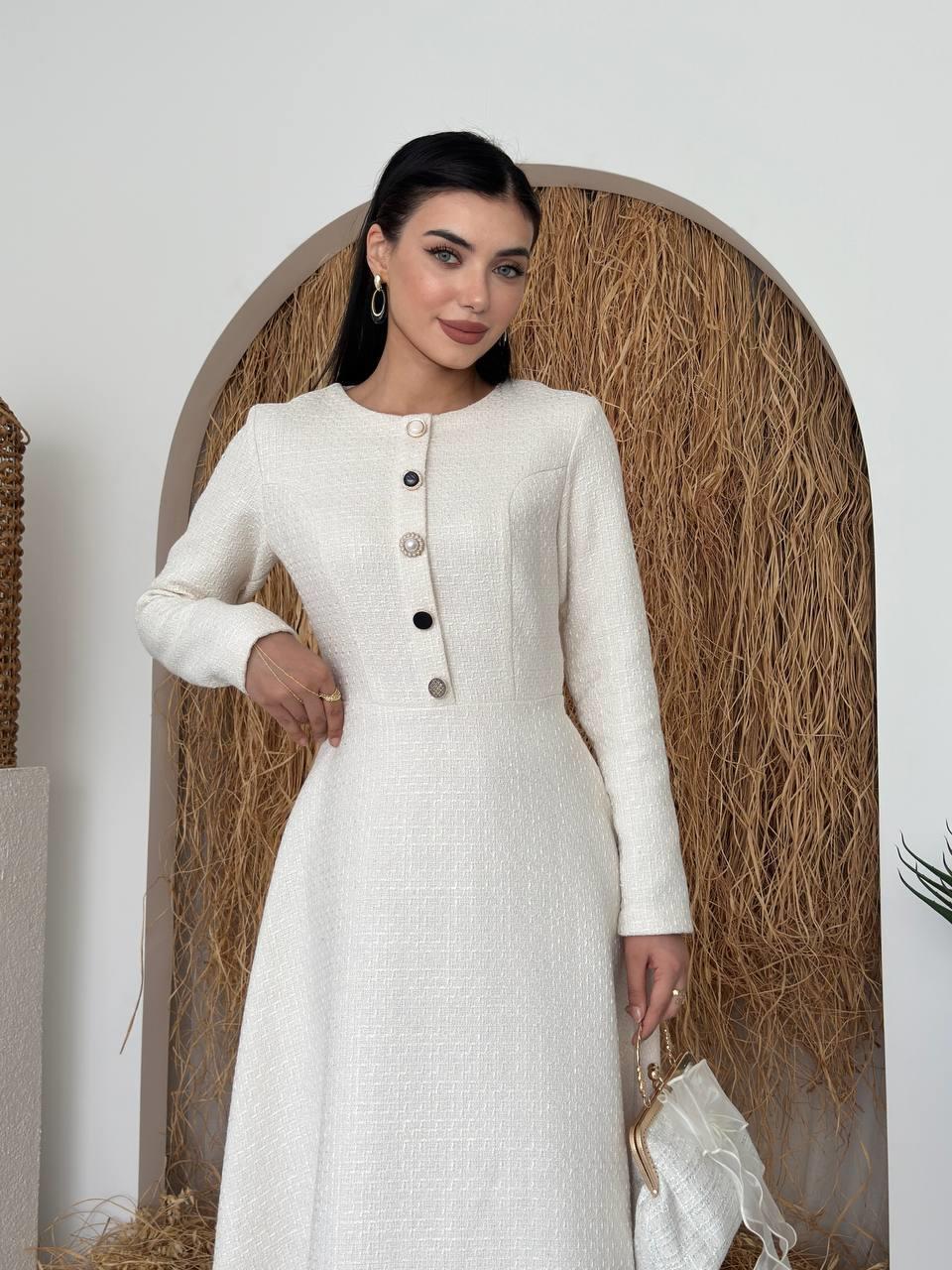 Cast Düğme Detaylı Elbise 