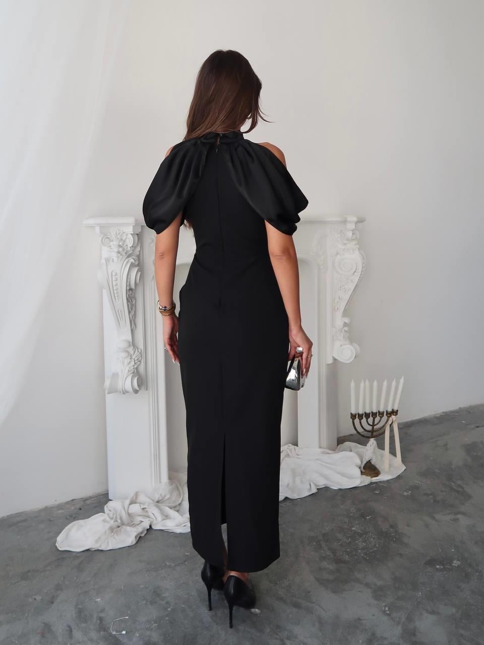 Ello Düğme Detaylı Tasarım Elbise