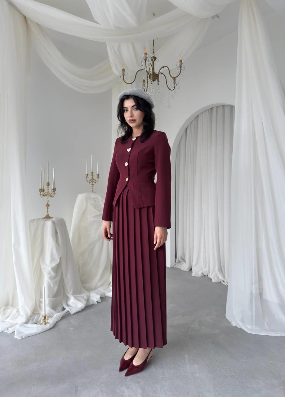 Afra Düğme Detaylı Takım