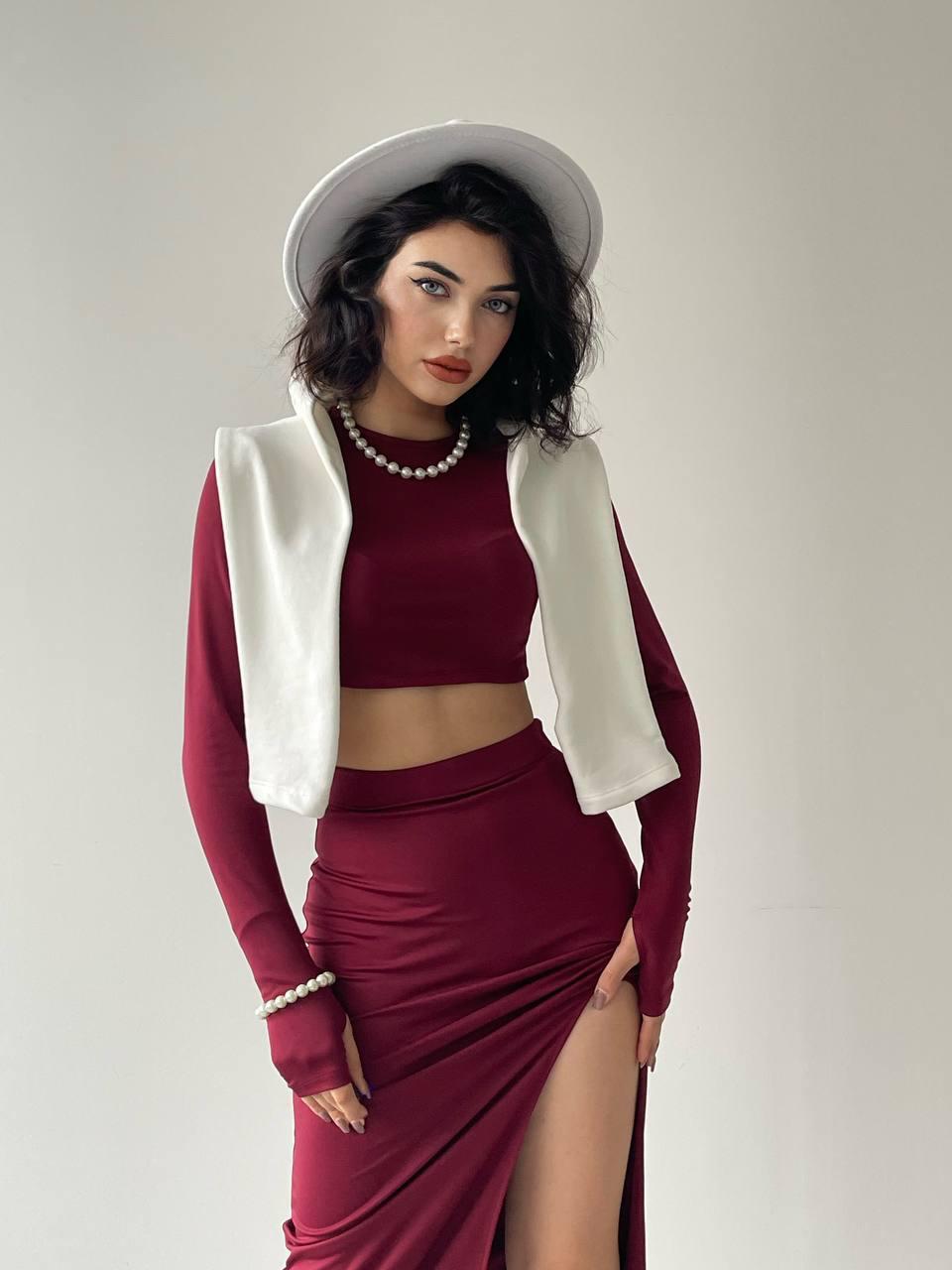 Ayris El Detay Takım - Bordo