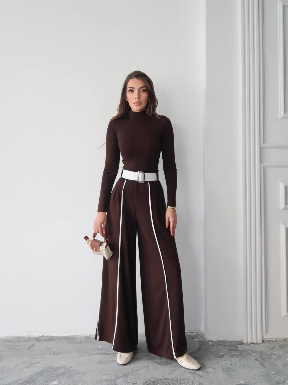 Kemerli Sweatshirt Pantolon Takım