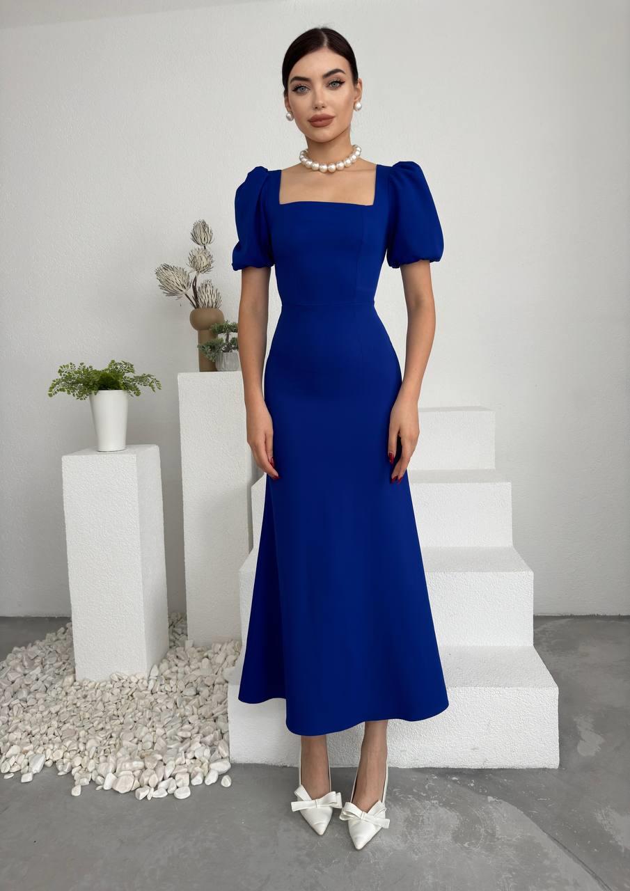 Balon Kol Uzun Maya Elbise