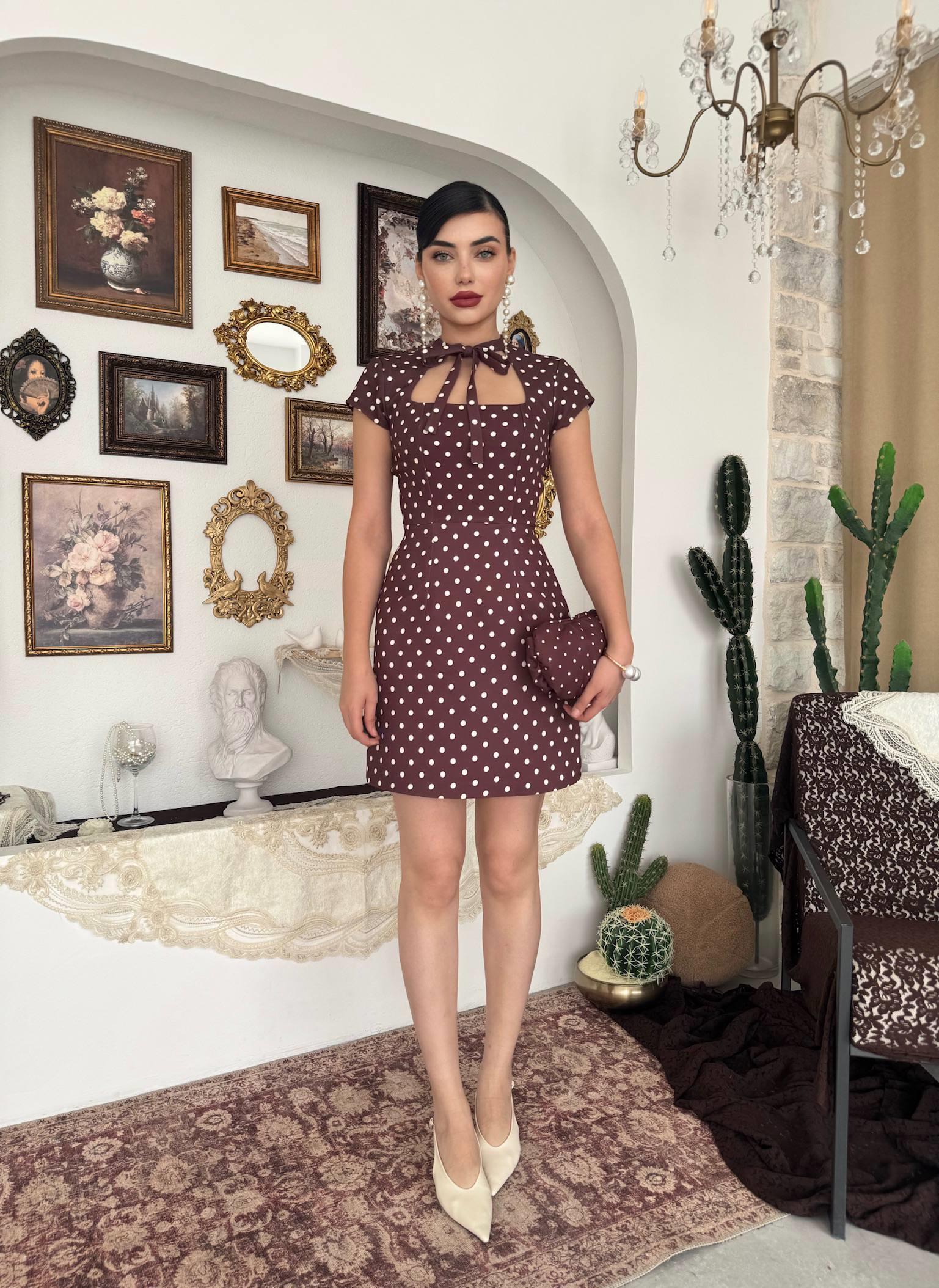 Marden Cut- Out Detaylı Elbise