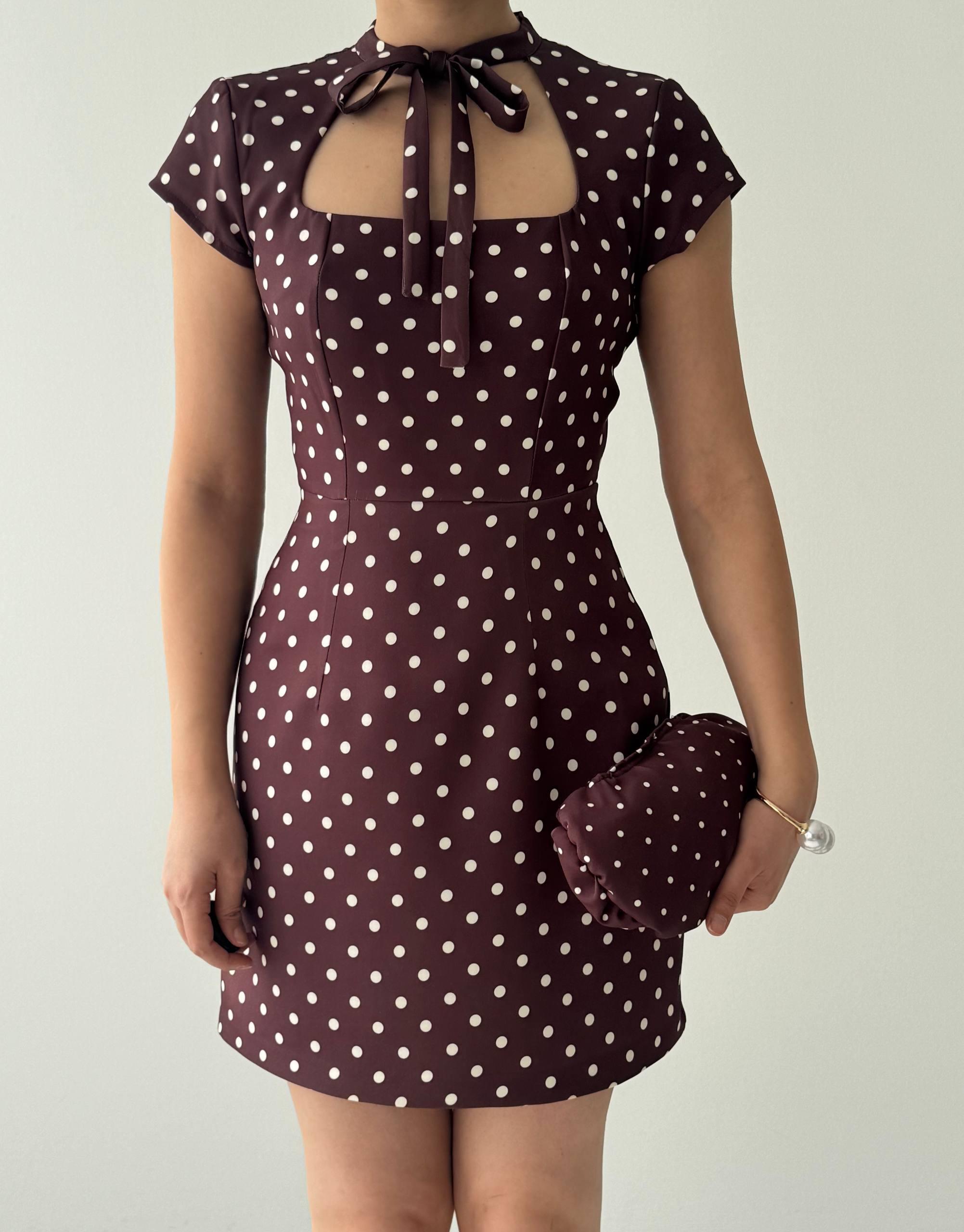 Marden Cut- Out Detaylı Elbise