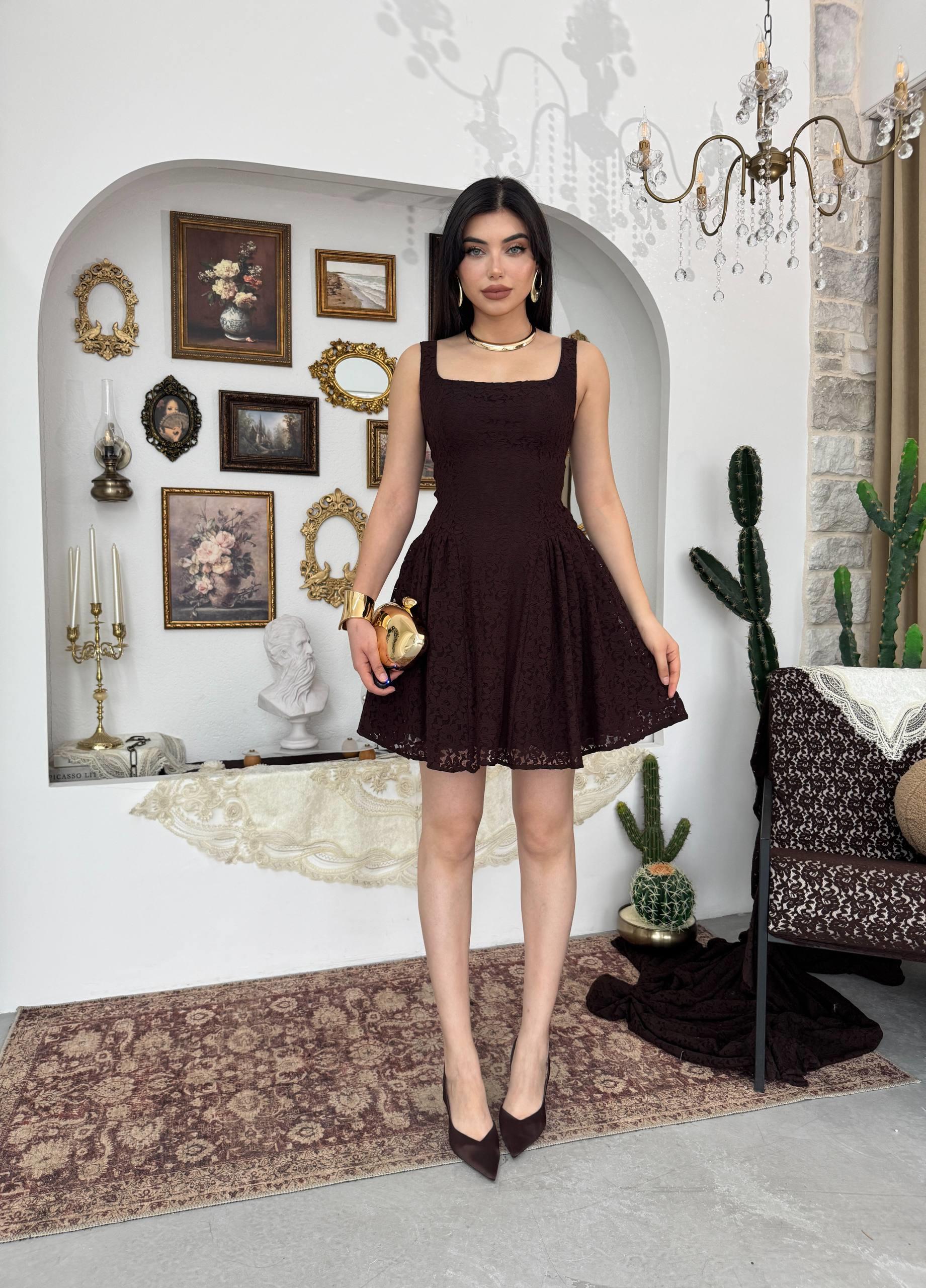 Mini Dantel Tasarım Queen Elbise