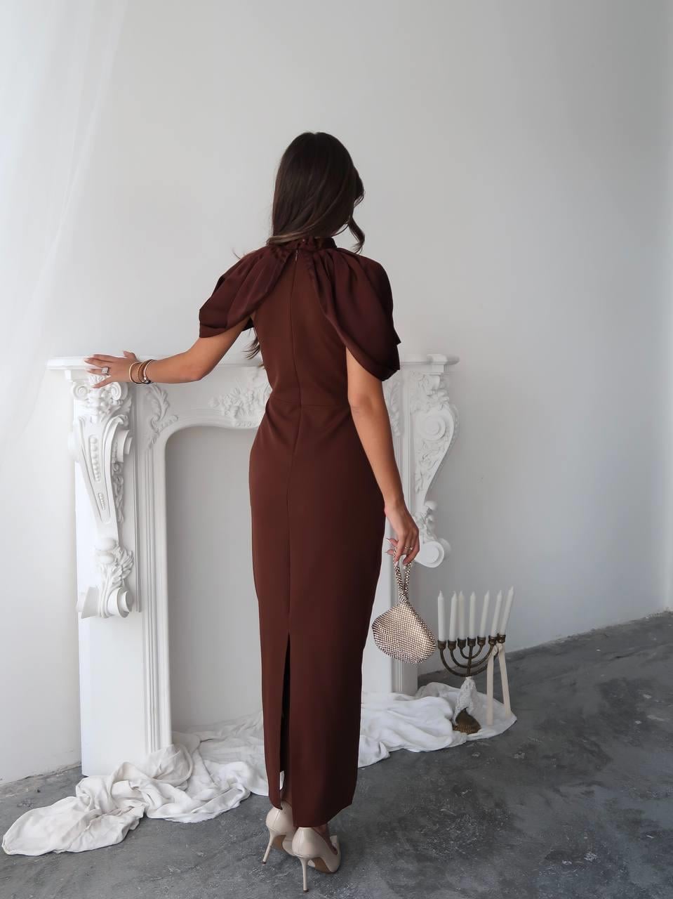 Ello Düğme Detaylı Tasarım Elbise 